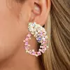 Nature Inspired 14ctw Pink Sapphire Statement Earrings