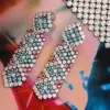 Aquamarine and Pink Sapphire Transformable Statement Earrings