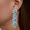 Aquamarine and Pink Sapphire Transformable Statement Earrings