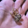 7ctw Pear Cut Victorian Vintage Drop Earrings