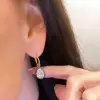 7ctw Pear Cut Victorian Vintage Drop Earrings