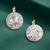 4ctw White Sapphire Vintage Drop Earrings