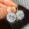 4ctw White Sapphire Vintage Drop Earrings