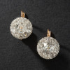 4ctw White Sapphire Vintage Drop Earrings