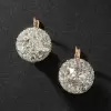 4ctw White Sapphire Vintage Drop Earrings