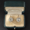 4ctw White Sapphire Vintage Drop Earrings