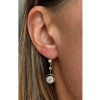 6ctw Round Cut Art Deco Drop Earrings