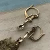 6ctw Round Cut Art Deco Drop Earrings