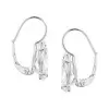 12ctw Pear Cut White Sapphire Classic Drop Earrings
