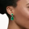 14ctw Pear and Cushion Cut Paraiba Drop Earrings