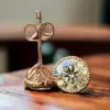 7.5ctw Round Cut Milgrain Vintage Stud Earrings