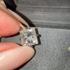 11ctw Princess Cut White Sapphire Classic Stud Earrings