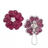 49ctw Invisibly-Set Ruby Flower Statement Earrings