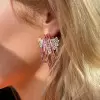 30ctw Nature-inspired Cluster Flower Hoop Earrings