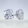 20ctw Huge Round Cut Classic Stud Earrings