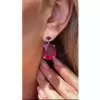 20ctw Oval Cut Ruby Classic Drop Earrings