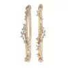 Scatter White Sapphire Hoop Earrings