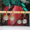 7.5ctw Round Cut White Sapphire Vintage Drop Earrings
