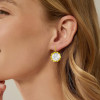 7.5ctw Round Cut White Sapphire Vintage Drop Earrings