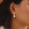 4ctw Round Cut Curved Modern Drop Earrings