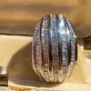 3ctw Baguette Cut White Sapphire Vintage Huggie Earrings