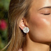 30ctw Huge Round Cut Classic Six-prong Stud Earrings