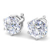 30ctw Huge Round Cut Classic Six-prong Stud Earrings