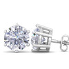 30ctw Huge Round Cut Classic Six-prong Stud Earrings