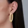 Flush Set Multicolor Sapphire Starry Rainbow Hoop Earrings