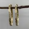 Flush Set Multicolor Sapphire Starry Rainbow Hoop Earrings