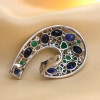 20ctw Nature-inspired Green and Blue Sapphire Statement Earrings