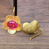 5ctw Oval Cut Fuchsia Sapphire Flower Drop Earrings
