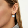 6.5ctw Round Cut Vintage Two Tone Drop Earrings