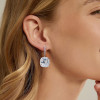 Handmade Royal Court Cushion Cut Earrings