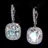 Handmade Royal Court Cushion Cut Earrings