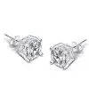 4ctw Round Cut Side-Paved Classic Stud Earrings