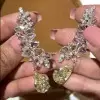 14ct Detachable Pear Cut Yellow Sapphire Earrings