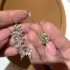 14ct Detachable Pear Cut Yellow Sapphire Earrings