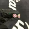 2CT Pink Sapphire Earring Studs