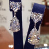 Heart Stone Drop Earrings