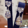 Heart Stone Drop Earrings