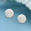 1.75ctw Round Cut Paved Stud Earrings