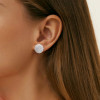 1.75ctw Round Cut Paved Stud Earrings