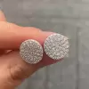 1.75ctw Round Cut Paved Stud Earrings