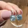 Brilliant Round Cut Drop Earrings