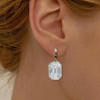 8ctw Emerald Cut Classic Drop Earrings