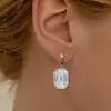 8ctw Emerald Cut Classic Drop Earrings