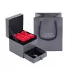 Eternal Rose Flower Jewelry Storage Box/2pcs