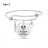 Halloween Nightmare Before Titanium Steel Bracelet