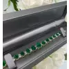 Emerald Cut White &Emerald Green Sapphire Bracelet